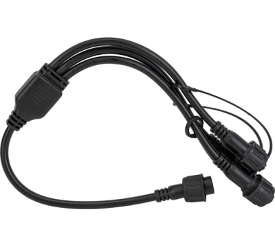 Разветвитель 1-3, Teamprof, 2Pin, черный