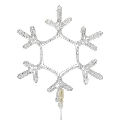 Светодиодная фигура из дюралайта Снежинка 45x38см СИНИЙ NEON-NIGHT