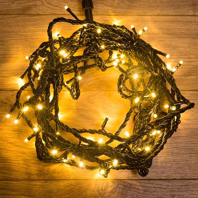 Cветодиодная нить управляемая NEON-NIGHT 10м ЗОЛОТОЙ черный ПВХ IP65 динамика 230В