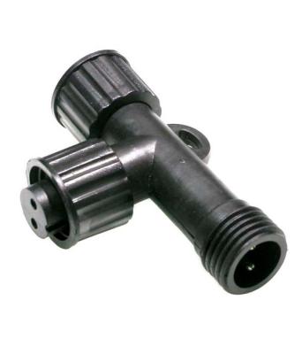 04-053 Разветвитель на 2, черный провод