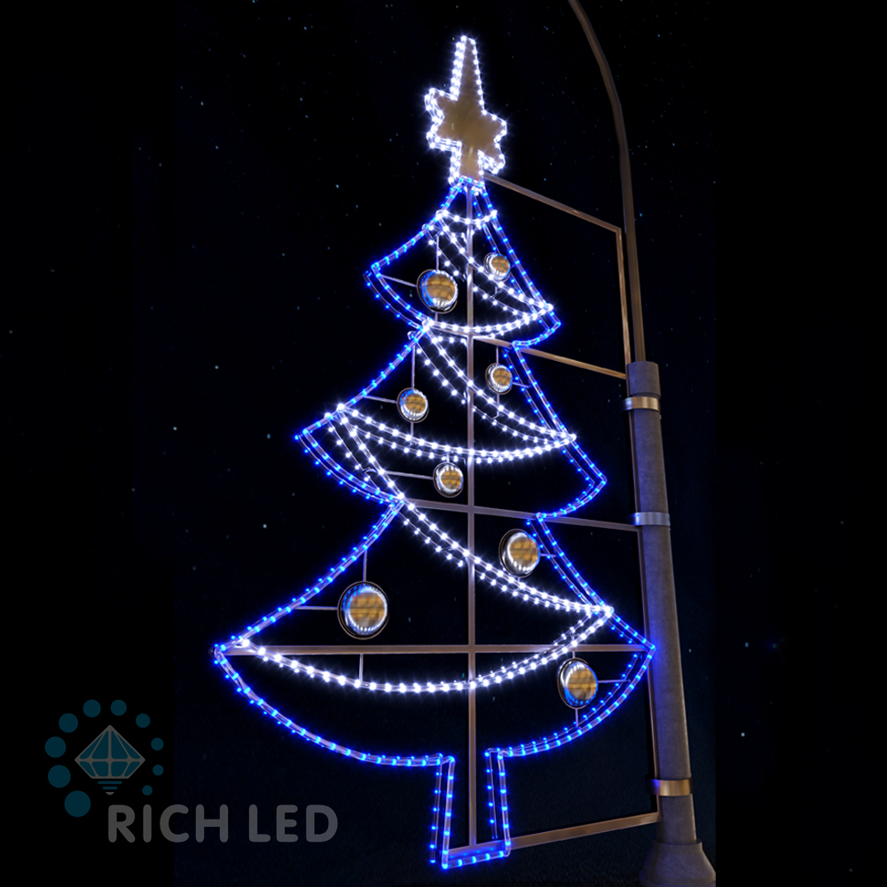 Качественная картинка Светодиодная консоль Ёлка RichLed