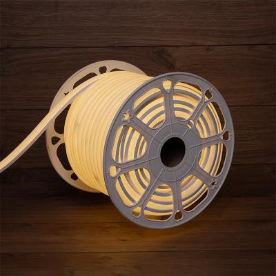 Гибкий неон NEON-NIGHT 16х16мм форма D 144 LED/м ТЕПЛЫЙ БЕЛЫЙ 230В бухта 50м