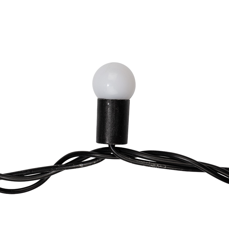 Качественная картинка Гирлянда NEON-NIGHT ClipLight МУЛЬТИШАРИКИ 24V, 3 нити по 20 м, медленная смена цвета, RGB