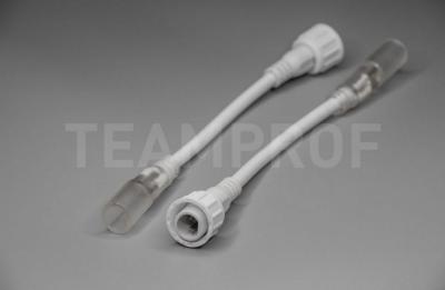 Переходник нить-дюралайт, Teamprof, белый