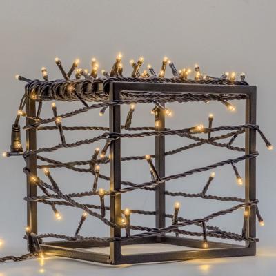 Светодиодная нить Laitcom, 10м, 220В, 100 LED, IP54, черный пр., тепл. белый