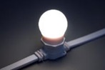 Качественная картинка Светодиодная лампа Teamprof для белт-лайт, Е27, 24В, 2 Вт, белая