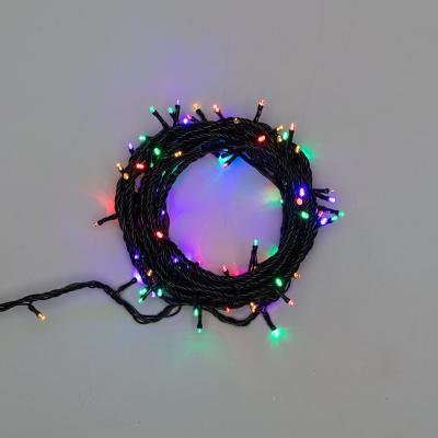 Cветодиодная нить управляемая NEON-NIGHT 10м МУЛЬТИКОЛОР (RGYB) черный ПВХ IP65 динамика 230В