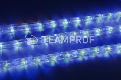 Светодиодный дюралайт Teamprof, 2-х проводной, круглый, 13 мм, 2 Вт, 220В, статика, синий