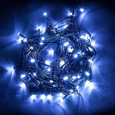 Светодиодная гирлянда Feron CL07, 230V  400 LED 40м, синий, IP 44, шнур 3м