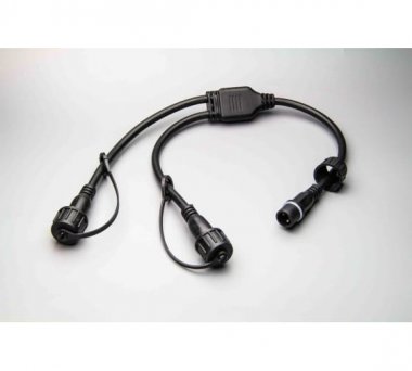 Разветвитель 1-2, Teamprof, 2Pin, черный