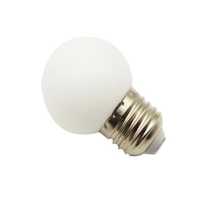 Лампа шар 45 1W LED е27 ТЕПЛО БЕЛАЯ матовая LAITCOM