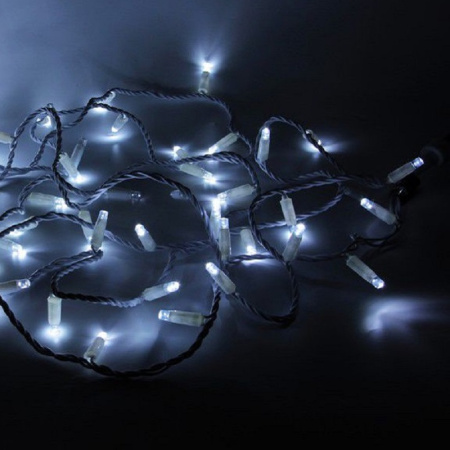 Светодиодная гирлянда (Нить) ALEDUS 20 м, провод каучук (резина), с мерцанием