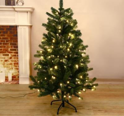 Ёлка Эксклюзив фибро 120 см, d нижнего яруса 75 см, 332 ветки мод. AG16