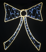 Световая игрушка Бант, Teamprof, 80*90 см., 24В, теплый белый+белый