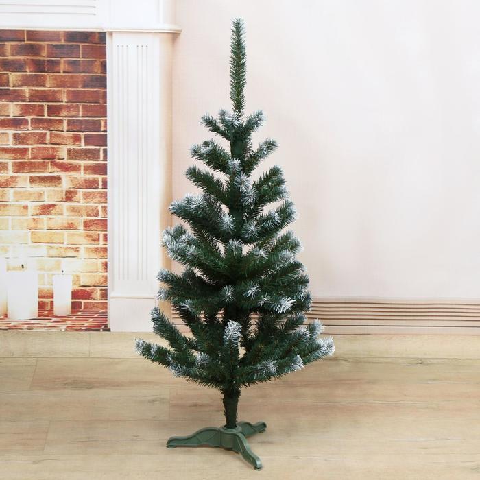 Качественная картинка Ёлка искусственная "Таёжная Белоснежная" 100 см