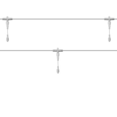 Разветвитель-шина для уличных гирлянд, 1 вход, 5 выходов, 500см, шаг 100см, белый ПВХ NEON-NIGHT