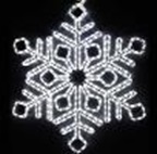 Снежинка Rich LED ПРЕМИУМ, 200 см, белый, RL-SFDL200-W