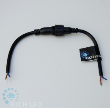Коннектор RichLed 2pin, разъем папа, без вилки, 15см , черный