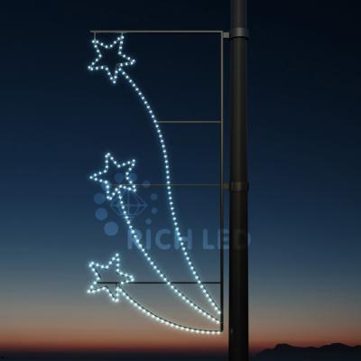 Светодиодная консоль Звезды 1, 174х83, белый (220)