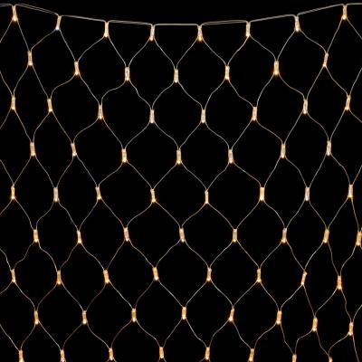 Светодиодная сеть Laitcom, 2x3м, 384 LED, IP65, 220В, прозр.провод ПВХ, т.белый