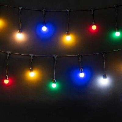 Комплект гирлянд Laitcom Unibelt Cafe 10 (10 метров, 20 патронов, черный пр.), IP54