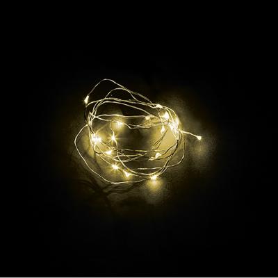 Светодиодная гирлянда Feron CL570 линейная 2м теплый свет (2700К) с питанием от батареек