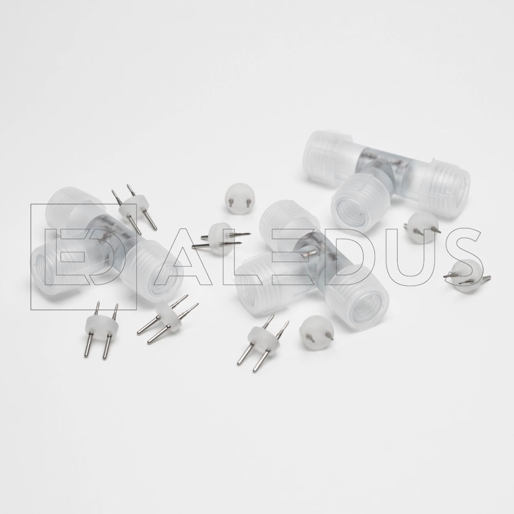 Качественная картинка T-образный соединитель ALEDUS для 2-х проводного дюралайта