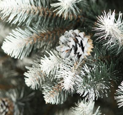 Ёлка искусственная "Элитная серебро " 220 см, d нижнего яруса 115 см, 552 ветки