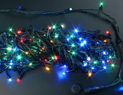 Нити 3 по 20 м, RichLed, 24 В, 8 режимов свечения, цвет белый синий красный