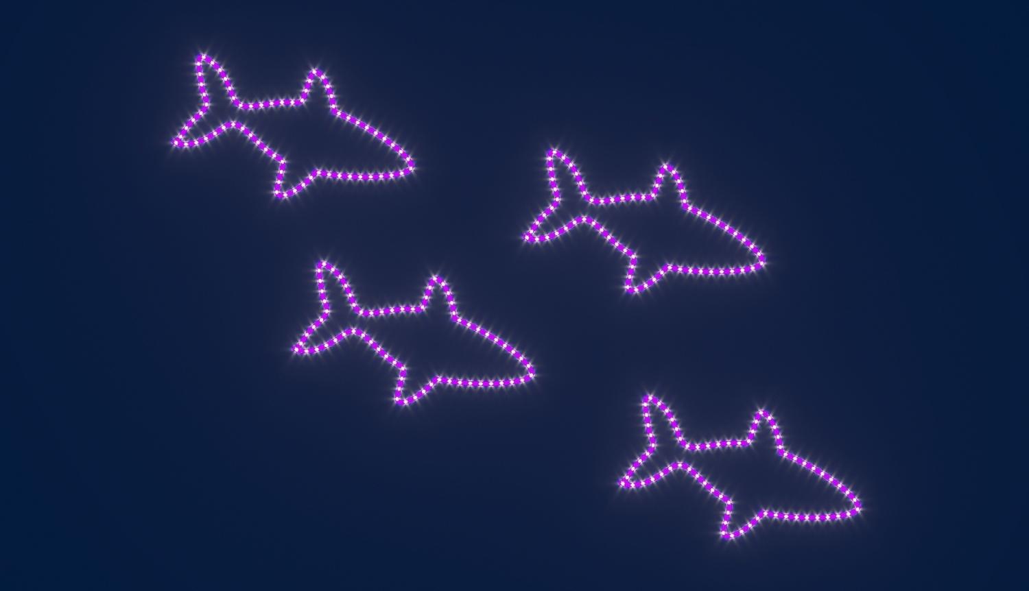 Качественная картинка Светодиодная консоль Рыбы №1 RichLed