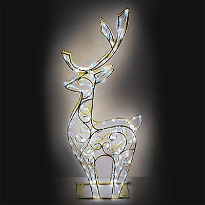 Декоративная 3D Олень сказочный 100 см Neon-Night