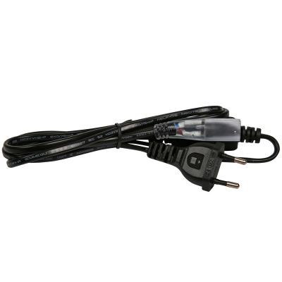 Установочный набор для дюралайта 2W диаметр 13мм (блок питания ПВХ с диодным мостом и вилкой, заглуш