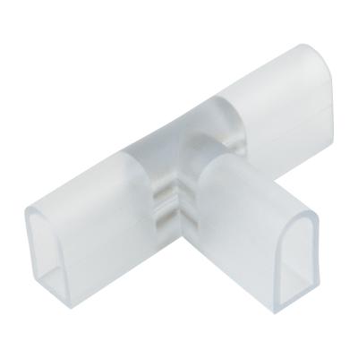 Соединитель контактный Т-образный для светодиодных лент UNIEL ULS-N21 NEON 220В, 8x16мм, 2 контакта